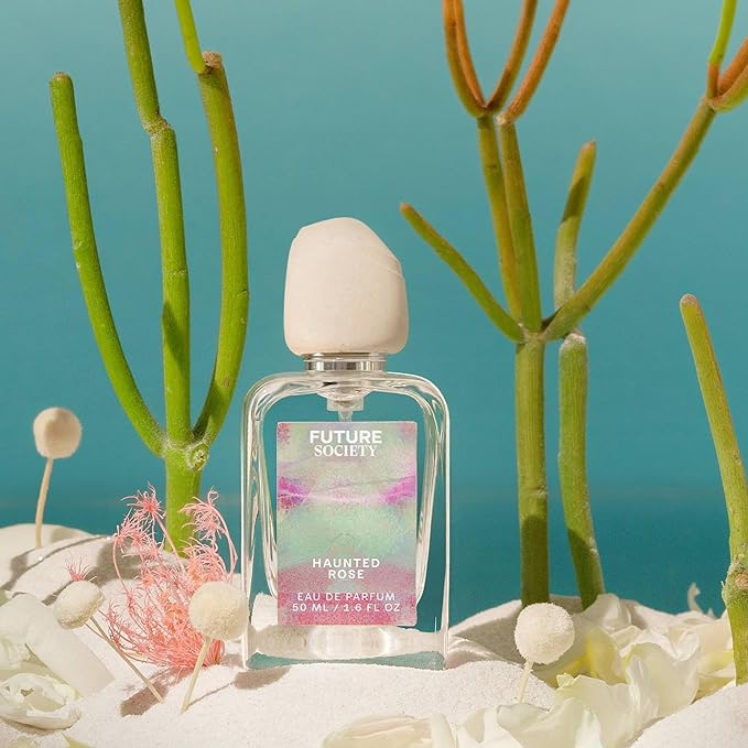 Future Society Haunted Rose Perfume - Rich Smoky Floral Eau de Parfum with Notes of Pepper, Rose, Amber & Sandalwood - Luxury Perfume Inspired by Africa's Flower - Modern Unisex Fragrance - 50ml