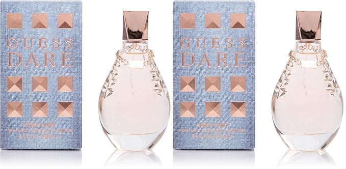 GUESS Dare Eau de Toilette Spray for Women, 3.4 Fluid Ounce (Pack of 2)