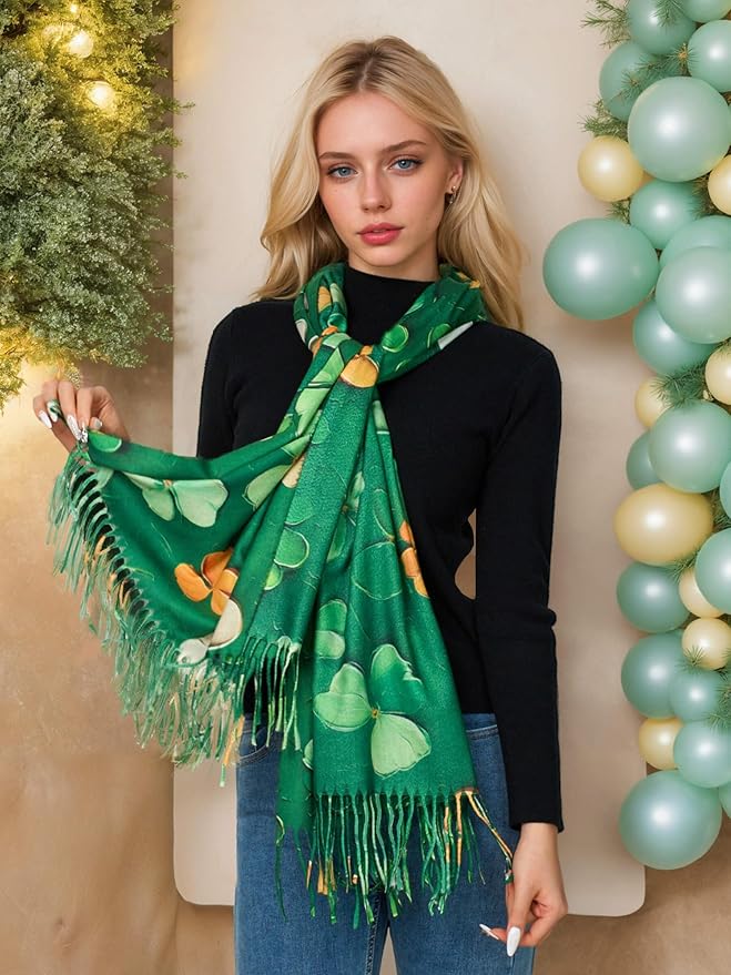 VENVSBEE Van Gogh Art Print Scarf for Women Best Gift Soft Warm Shawl Wrap Pashmina Rave