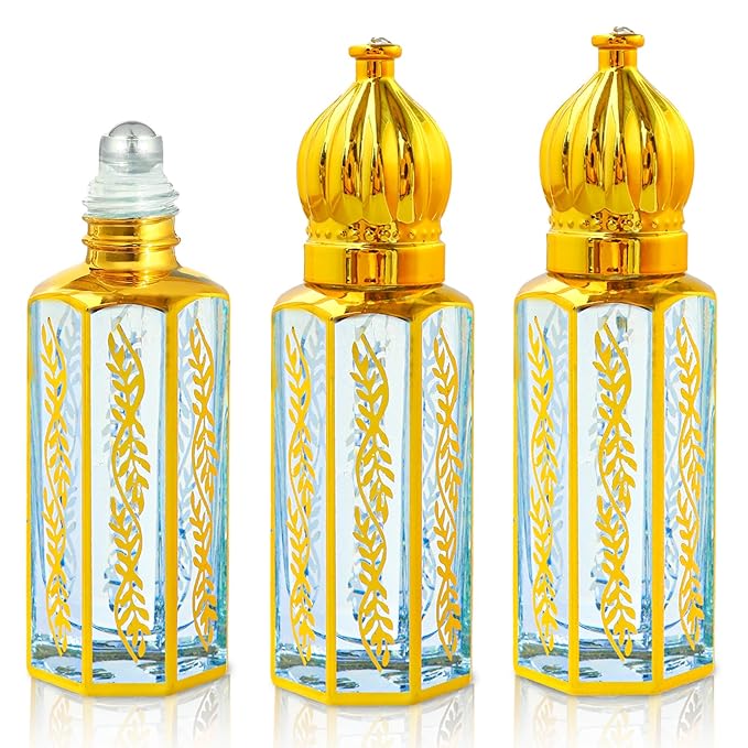 MR.A 3Pack Arabian Perfume for Women, Arabic Long Lasting Perfume Oil Rollerball, Luxury Arab Parfume Oil, Soft Parfume Arabe Roller On Sky Blue, Eau de Parfum Women