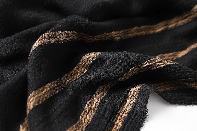 WINCESS.YU Women Gradient Scarf Long Shawls and Wraps Fashion Plain Pashmina Formal Scarf