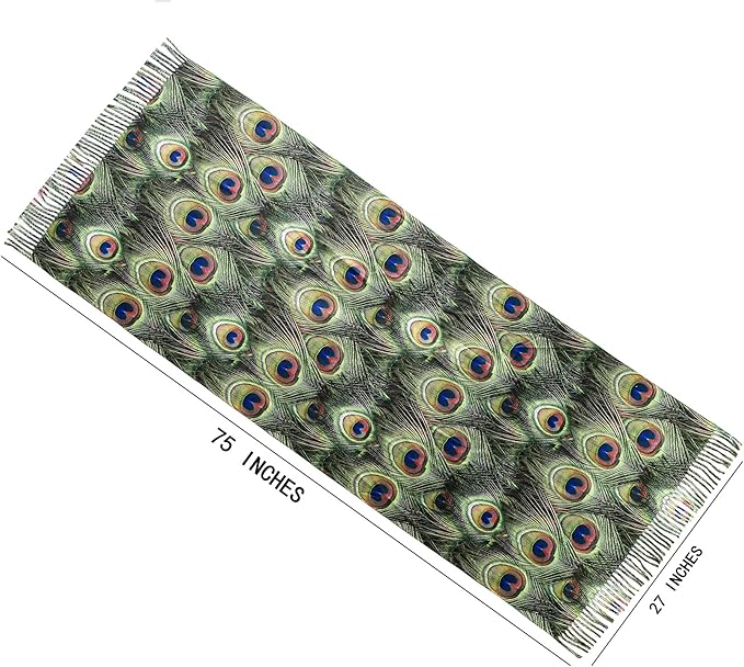 Scarf Shawl Wraps for Women Pashmina Soft Cashmere Scarf Printed Large Blanket Scarf Warm for Fall Winter