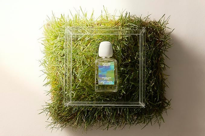 Future Society Grassland Opera Perfume - Rich Green Floral Eau de Parfum with Notes of Sage, Ginger, Ylang Ylang & Sandalwood - Luxury Perfume Inspired by Prairies - Modern Unisex Fragrance - 50ml