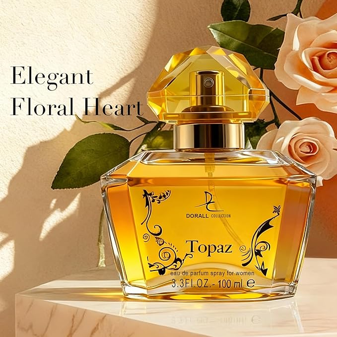 Topaz, Perfume for Women, Long Lasting EDP, Feminine Scent, Delicate Fragrances for Women, Day to Night Wear, 3.4 Fl Oz