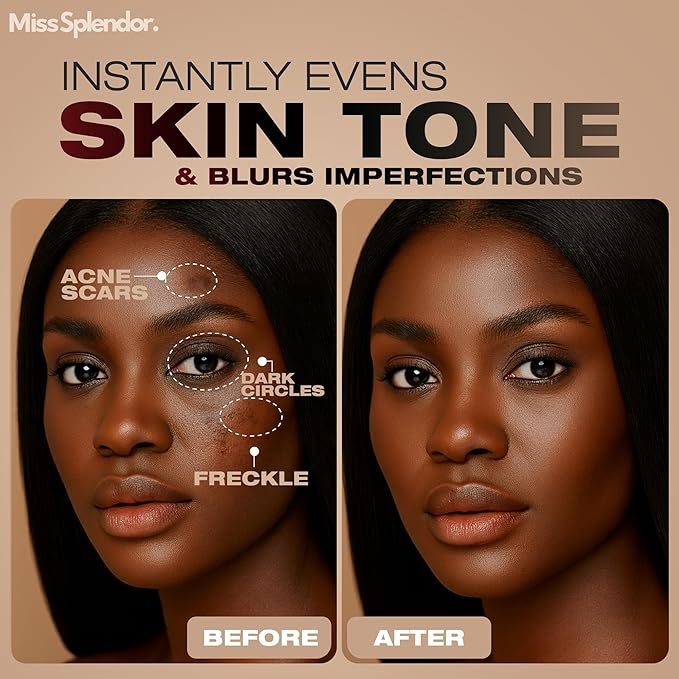 Beauty Balm Skin Tint 2 Pack– (Shade 3) Serum-Boosted Skin Tint Stick for Black Women, Hybrid Foundation & Skincare, Splendor Skin Tint, Sheer-to-Light Buildable Coverage
