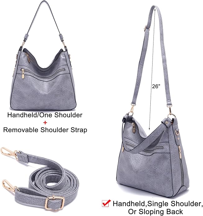 Women Large Crossbody Bags Ladies Satchel Shoulder Handbags Purse and Wallet Set for Women Totes Hobo Purses