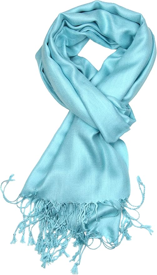 Achillea Soft Silky Pashmina Scarf for Women – Shawl Wrap for Evening Dresses, Bridesmaids, Weddings & Everyday Wear