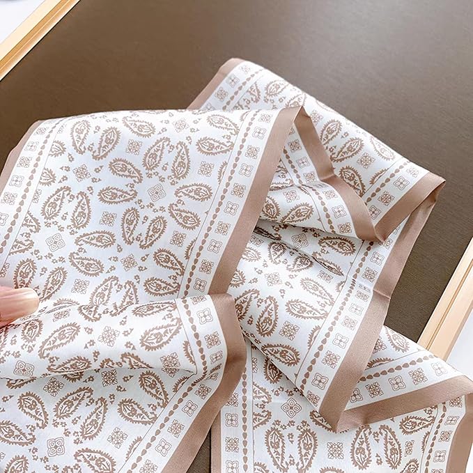 Hair Scarf for Women Silky Satin Headscarf Neck Scarves for Handbag Accessory