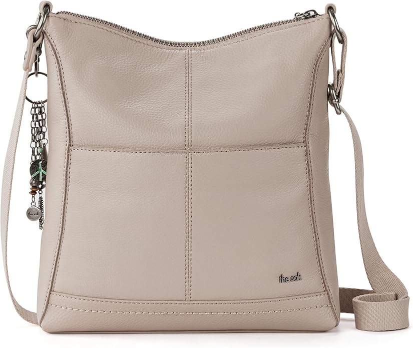 The Sak Lucia Crossbody Bag in Leather, Convertible Purse with Adjustable Strap
