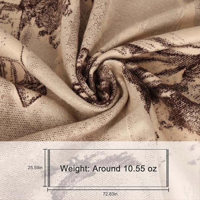 EXTREE Scarfs for Women Pashmina Silky Shawl Wrap for Evening Dressing Blanket Open Front Poncho Cape
