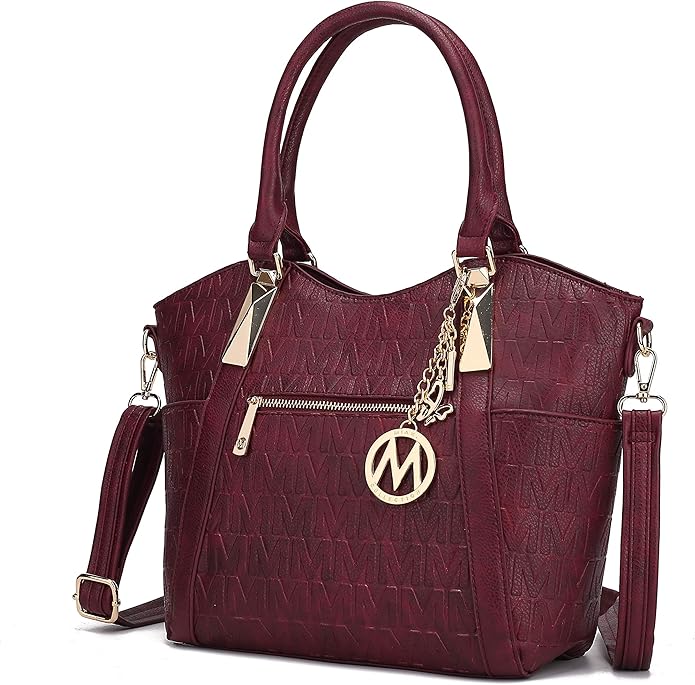 MKF Collection Tote Bag for Women Vegan Leather Shoulder Bag – Top-Handle Purse, Ladies Handbag by Mia K