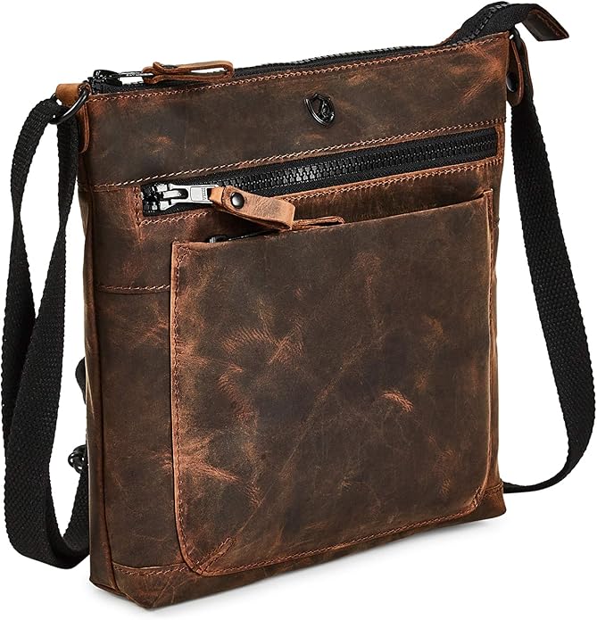 Real Leather Purse for Women Crossbody Bag Travel Shoulder Handbag Small Vintage Pocketbook | Real Leather, Travel, Shoulder, Small, Vintage