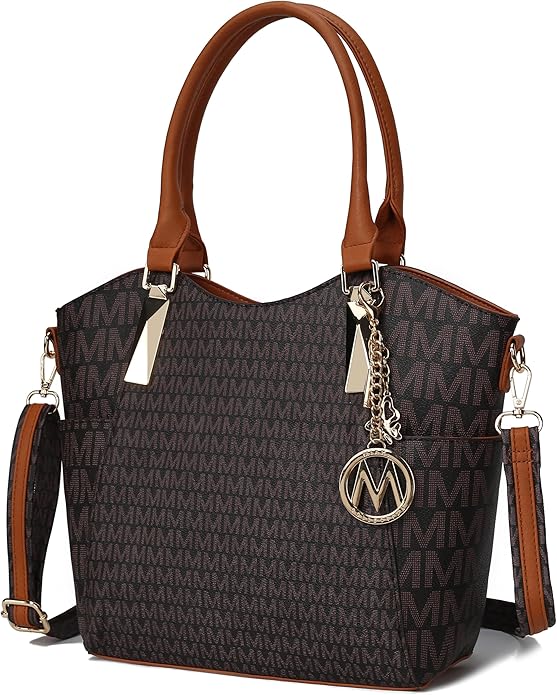 MKF Collection Tote Bag for Women Vegan Leather Shoulder Bag – Top-Handle Purse, Ladies Handbag by Mia K