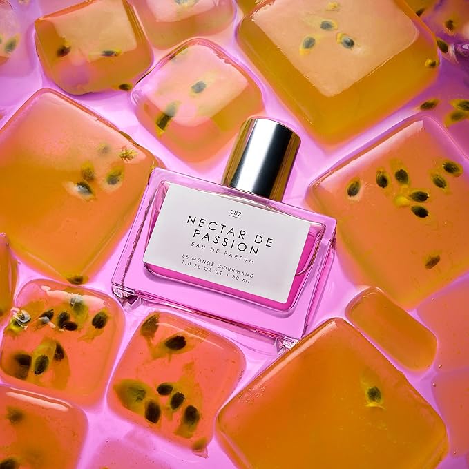 Le Monde Gourmand Nectar de Passion Eau de Parfum, 1 fl oz (30 ml), Full-Sized Perfume, Fragrance for Women, Playful & Comforting Scent, Passionfruit, Jasmine, and Sweet Musk Notes, Long-Lasting