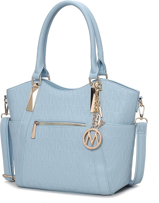 MKF Collection Tote Bag for Women Vegan Leather Shoulder Bag – Top-Handle Purse, Ladies Handbag by Mia K