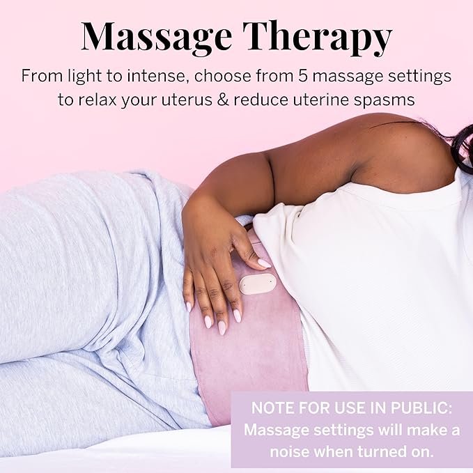 Pixie Period Heating Pad for Cramps - Thinnest Wearable Heating Pad for Feminine Care - Unnoticeable Under Clothes - Best Portable Pain Relief Heat Belt On The Market - Hours of Menstrual Pain Relief