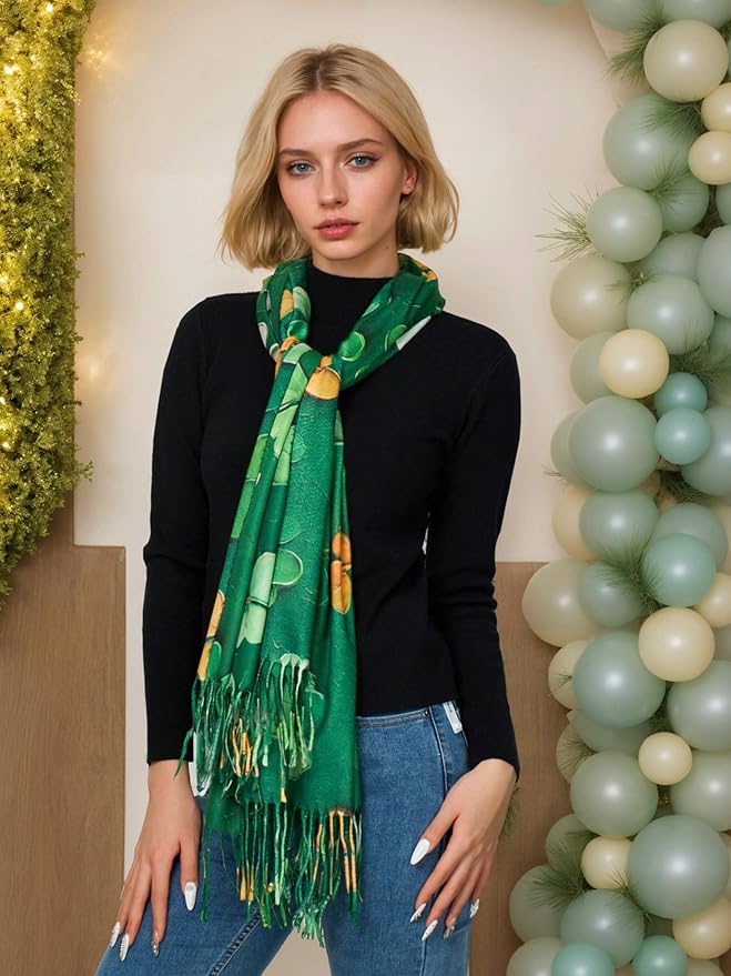 VENVSBEE Van Gogh Art Print Scarf for Women Best Gift Soft Warm Shawl Wrap Pashmina Rave