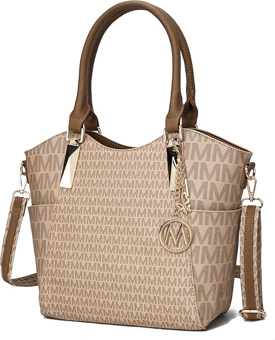 MKF Collection Tote Bag for Women Vegan Leather Shoulder Bag – Top-Handle Purse, Ladies Handbag by Mia K
