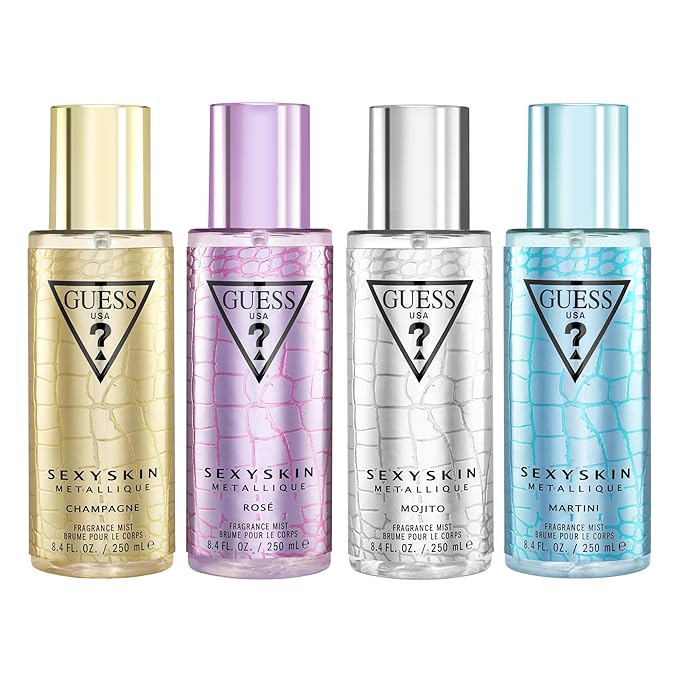 Guess Sexy Skin Metallique Champagne Fragrance Mist For Women, 8.4 Fl. Oz.