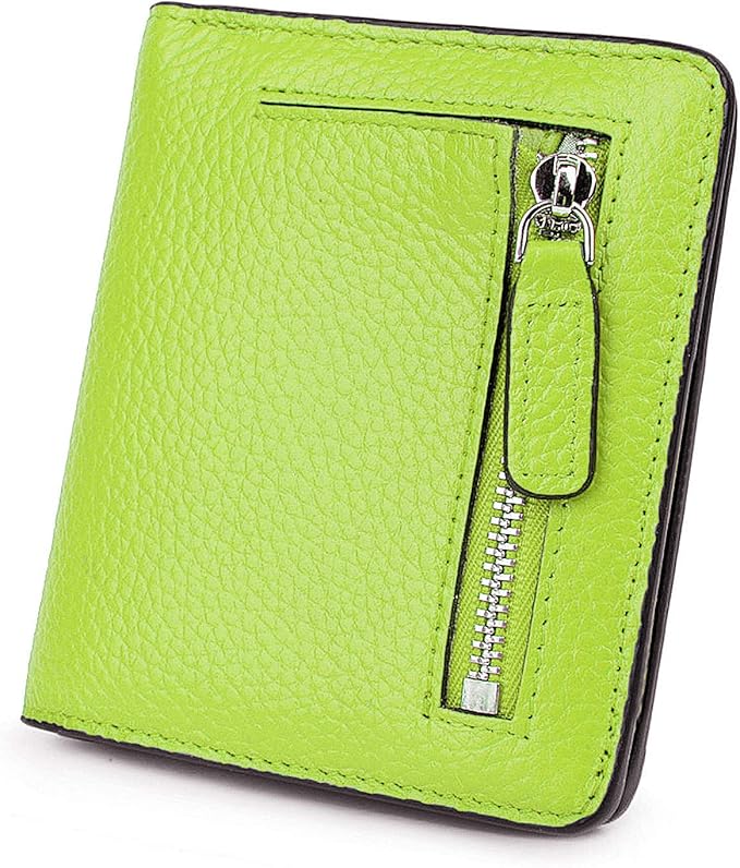 AINIMOER Small Leather Wallet for Women, Ladies Credit Card Holder RFID Blocking Women's Mini Bifold Pocket Purse