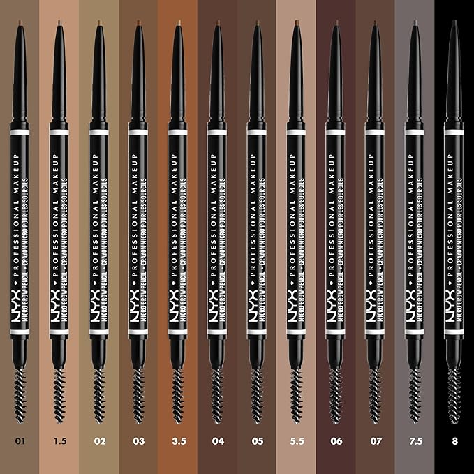 NYX PROFESSIONAL MAKEUP Micro Brow Pencil, Precise Eyebrow Pencil - Auburn