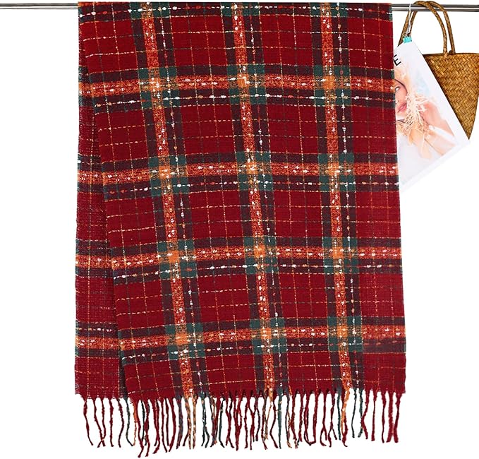 EXTREE Scarfs for Women Pashmina Silky Shawl Wrap for Evening Dressing Blanket Open Front Poncho Cape