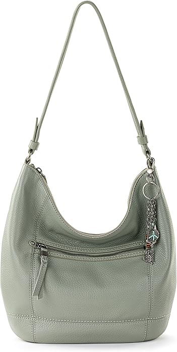 The Sak Sequoia Hobo Bag - Premium Large Leather Women's Handbag for Everyday & Travel - Durable Purse With Zipper Pocket