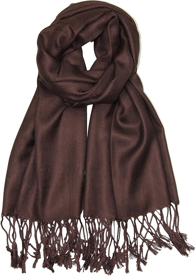 Achillea Soft Silky Pashmina Scarf for Women – Shawl Wrap for Evening Dresses, Bridesmaids, Weddings & Everyday Wear