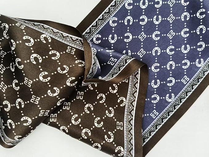 100% Mulberry Silk Ribbon Scarf for Hair Beach Head Wraps for Women Handbag accessories Necktie