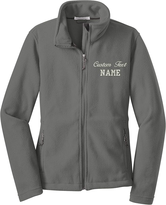 INK STITCH Women L217 Custom Stitching Embroidery Fleece Jackets - Multicolors