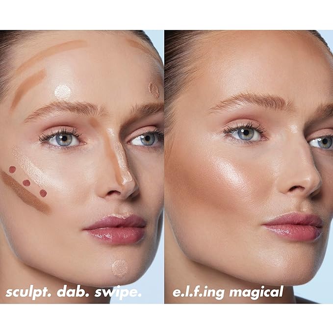 e.l.f. Halo Glow Blush Beauty Wand, Liquid Blush Wand For Radiant, Flushed Cheeks, Infused With Squalane, Vegan & Cruelty-free, Magic Hour