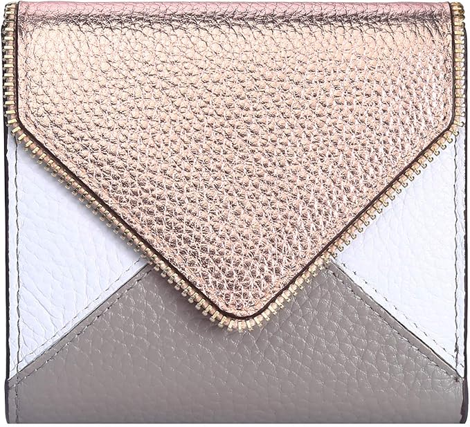 Lavemi Ultra Thin Small Compact Leather Womens Girls Wallets RFID Blocking Credit Card Holder for Women