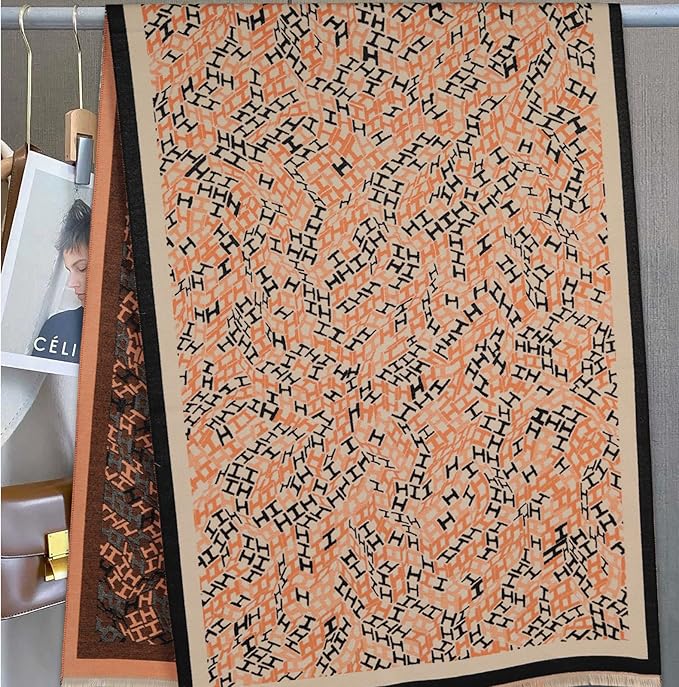 EXTREE Scarfs for Women Pashmina Silky Shawl Wrap for Evening Dressing Blanket Open Front Poncho Cape