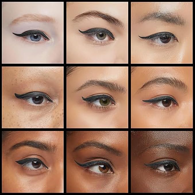 Luxillia Magnetic Eyeliner for Magnetic Eyelashes, Upgraded Strongest Hold, Most Natural Look, Waterproof, Smudge Proof Liquid Liner in Brown