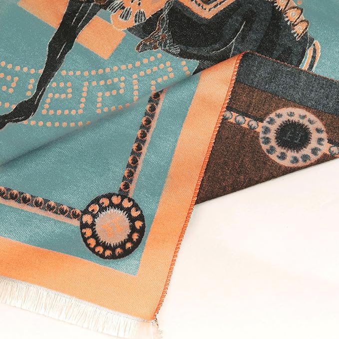 EXTREE Scarfs for Women Pashmina Silky Shawl Wrap for Evening Dressing Blanket Open Front Poncho Cape