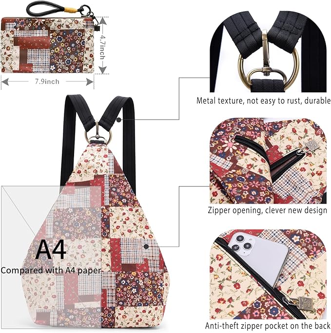 Black Butterfly Premium Backpack for Women, Bohemia Style Fashion Casual Daypack Backpack, Small Backpack Purse (26-red Plus)