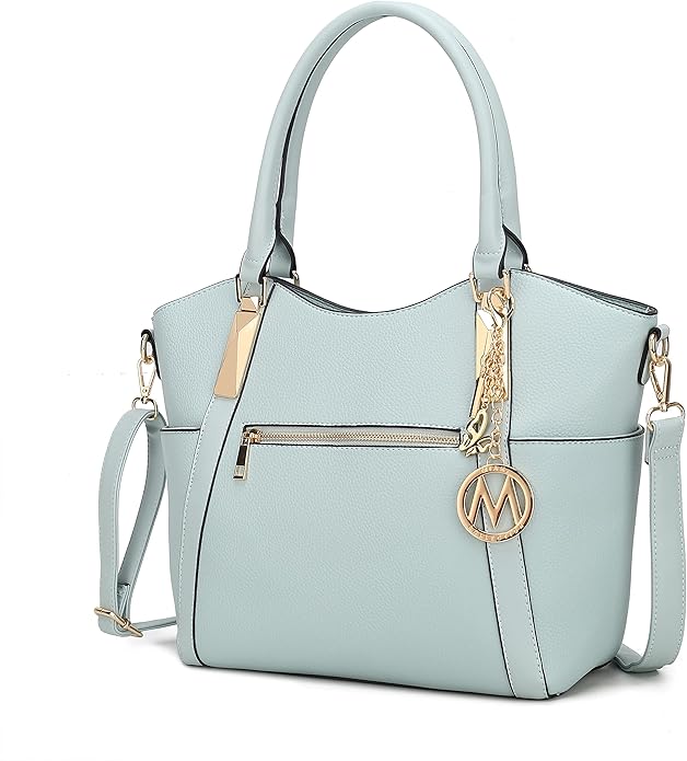 MKF Collection Tote Bag for Women Vegan Leather Shoulder Bag – Top-Handle Purse, Ladies Handbag by Mia K