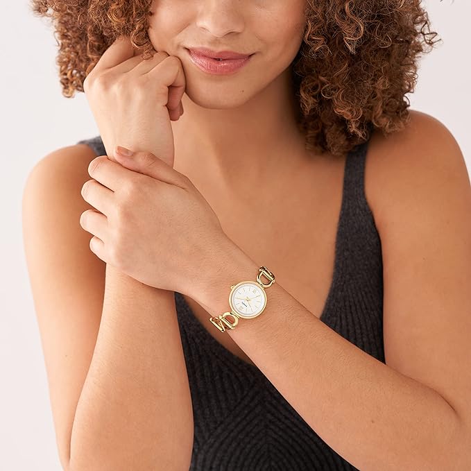 Fossil Women's Carlie Quartz Stainless Steel Three-Hand Watch