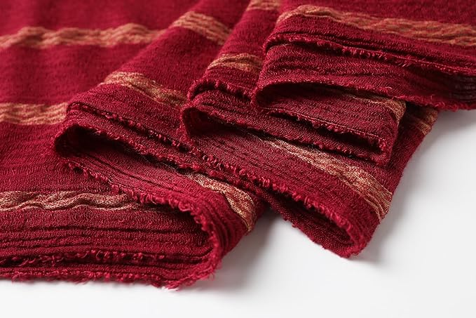 WINCESS.YU Women Gradient Scarf Long Shawls and Wraps Fashion Plain Pashmina Formal Scarf
