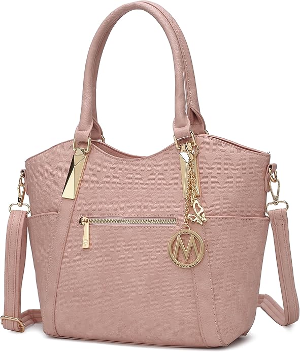MKF Collection Tote Bag for Women Vegan Leather Shoulder Bag – Top-Handle Purse, Ladies Handbag by Mia K