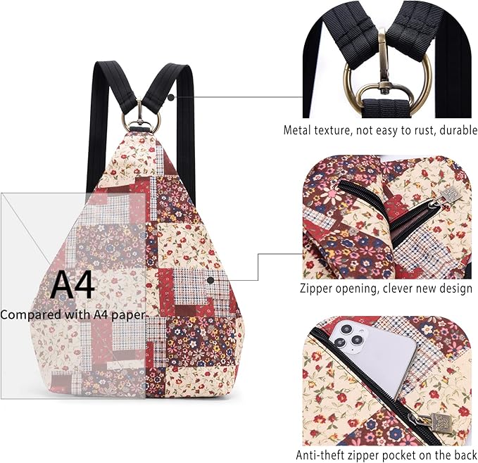 Black Butterfly Premium Backpack for Women, Bohemia Style Fashion Casual Daypack Backpack, Small Backpack Purse (26-red)