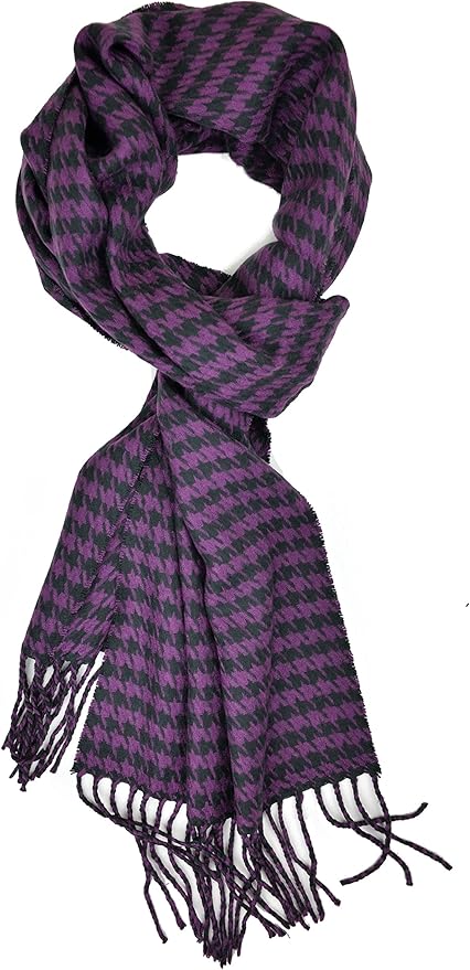 Plum Feathers Super Soft Luxurious Cashmere Feel unisex for Men and Women Winter Scarf