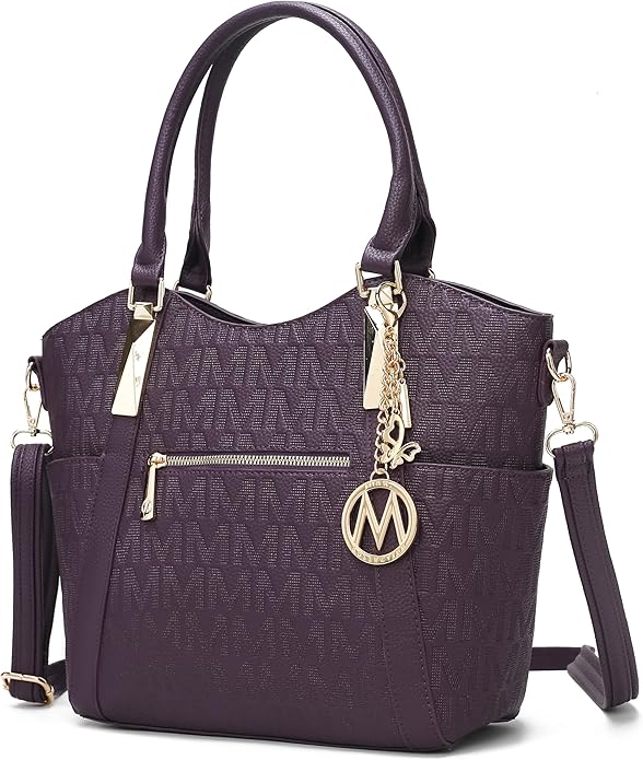 MKF Collection Tote Bag for Women Vegan Leather Shoulder Bag – Top-Handle Purse, Ladies Handbag by Mia K