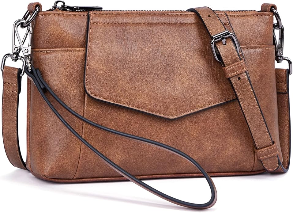 Small Crossbody Bags for Women, Cell Phone Bag Mini Over Wristlets Handbag Wallet Purse with Card Slots