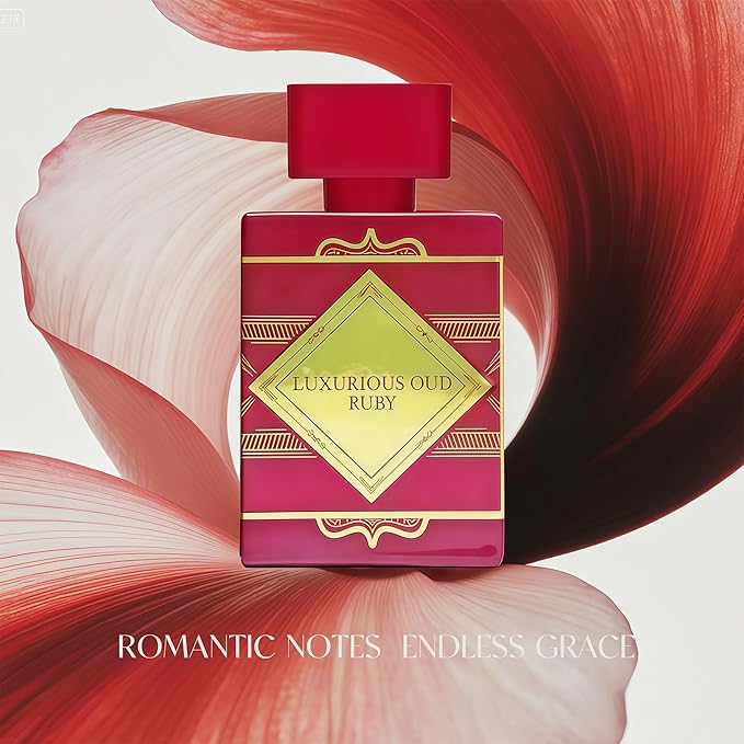 LA BELLA, Perfume for Women, Long Lasting EDP, Feminine Scent, Delicate Fragrances for Women, Day to Night Wear, 3.4 Fl Oz (Luxurious Oud Ruby)