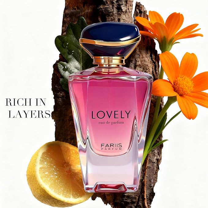 LOVELY WOMEN Premium Gift Eau de Parfum 100ml Cologne-Style Floral Bergamot & Tuberose Feminine Fragrance