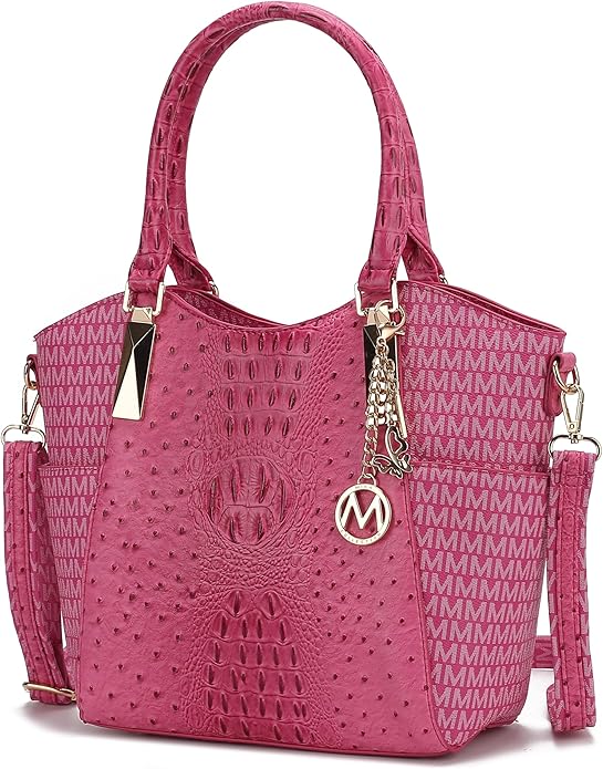 MKF Collection Tote Bag for Women Vegan Leather Shoulder Bag – Top-Handle Purse, Ladies Handbag by Mia K