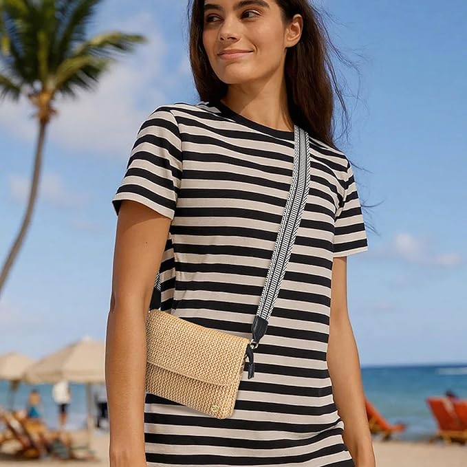MINICAT Straw Small Summer Purses for Women Crossbody Purse Beach Bags for Everyday Cruise Travel Vacation Essentials | Straw, Small, Summer, for Everyday, Cruise, Travel, Vacation, Essentials