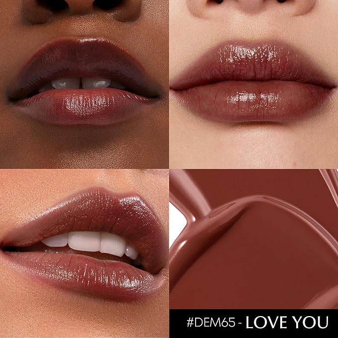 4Pc Hydrate Lipstick for Women Dark Red Hot Pink Nude Pink Moisture Lipstick Lip Gloss Long Lasting Lipsticks for Dry Lips, DM65/68/89/95