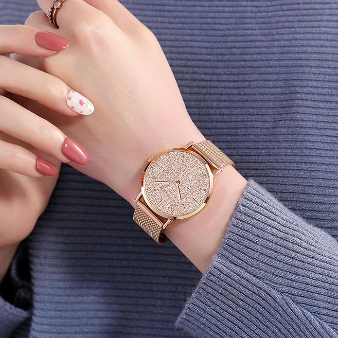 HANNAH MARTIN Watches for Women Waterproof Ladies Analog Quartz Wrist Watches Stainless Steel Band Fashion Dainty Female Watch Luxury Bracelet Diamond